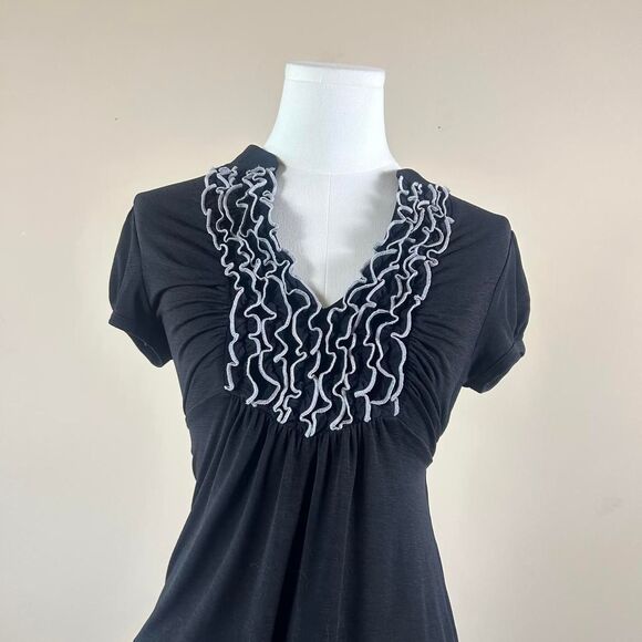 Dark Coquette Horror Protagonist Stretchy Blouse - Picture 2 of 5